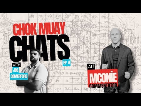 CHOK MUAY CHATS {EP 4} Ali McOnie, Muay Thai Commentator. Muay Thai Podcast
