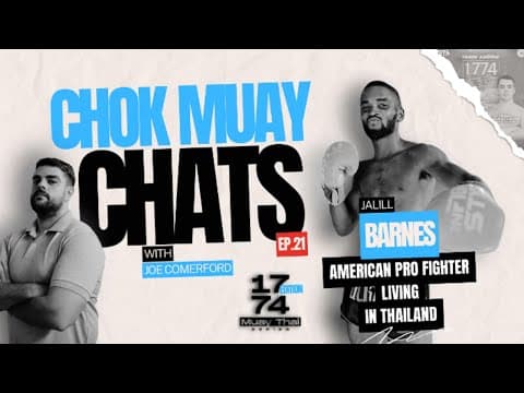 🥊Chok Muay Chats🥊 (Episode 21) With special guest Jalill Barnes. Muay Thai Podcast! 1774 Promotions!