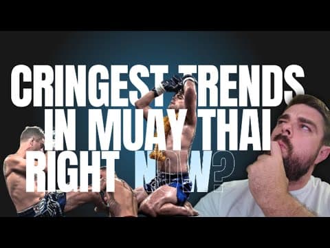 The Cringest Trends in Muay Thai Right Now