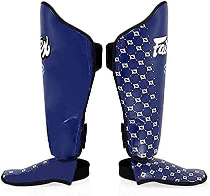 Fairtex SP5 Muay Thai Shin Guards Blue — image 4