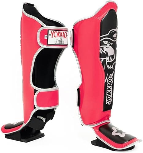 YOKKAO Muay Thai Designer Shin Guards OSS - Fuchsia — image 3