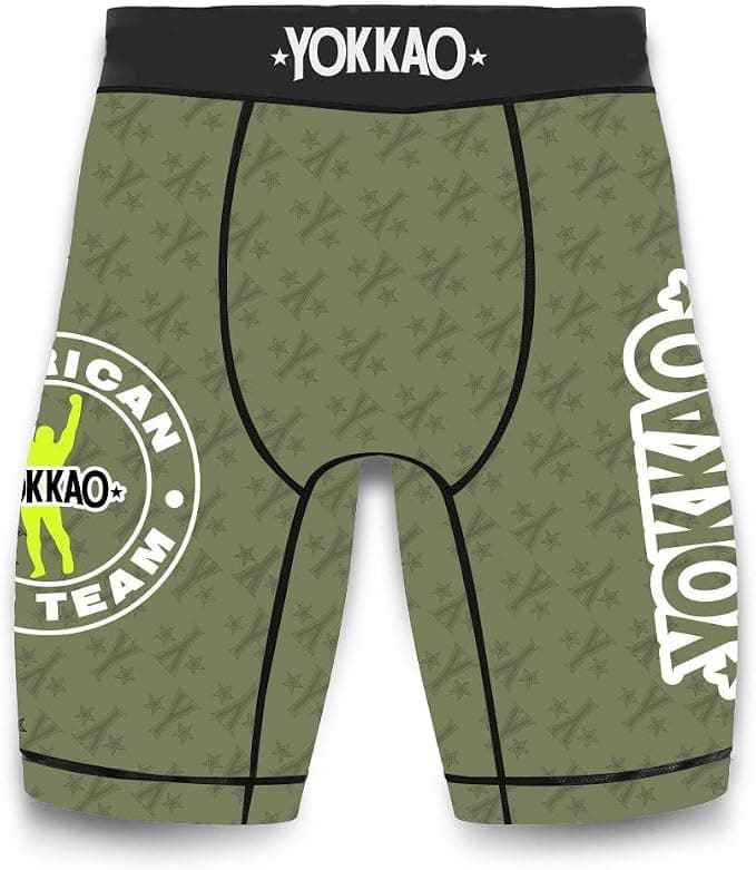 YOKKAO Muay Thai MMA Shorts Unisex  Att Monogram Green