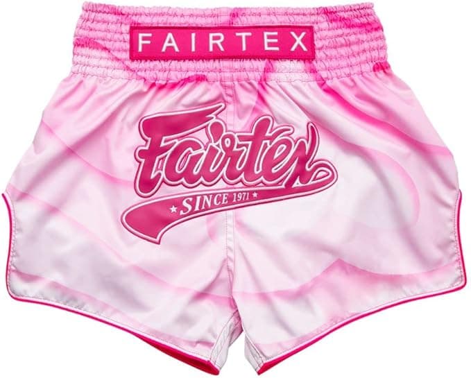 Fairtex Slim Cut Muay Thai Boxing Shorts Pink