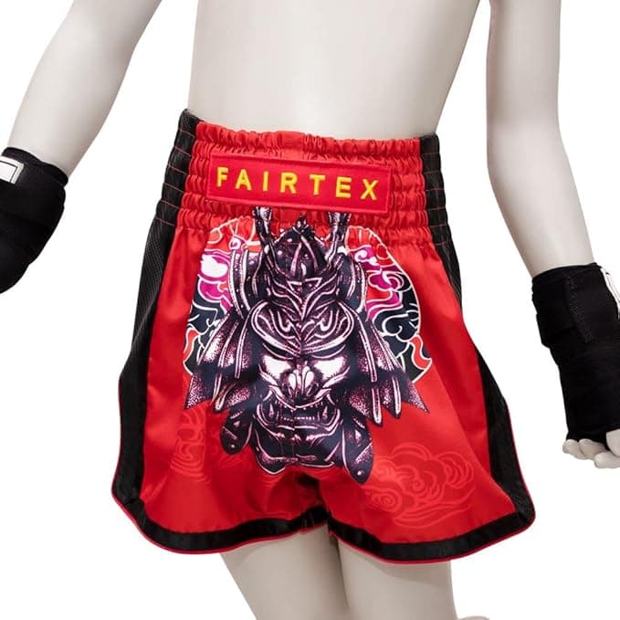 Fairtex Youth Muay Thai Boxing Shorts for Kids Bsk2108 Silent Warrior — image 5