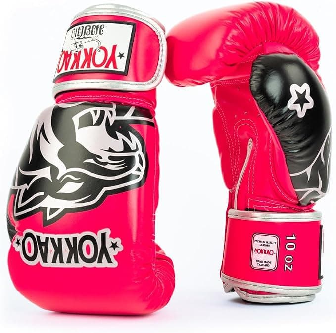 YOKKAO Design Breathable Muay Thai Boxing Glove Fuchsia — image 2