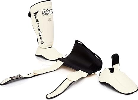 Fairtex SP7 Muay Thai Shin Guards White — image 6