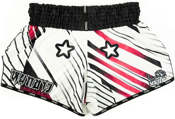 YOKKAO Muay Thai Boxing Shorts for Men & Women  Power White — image 2