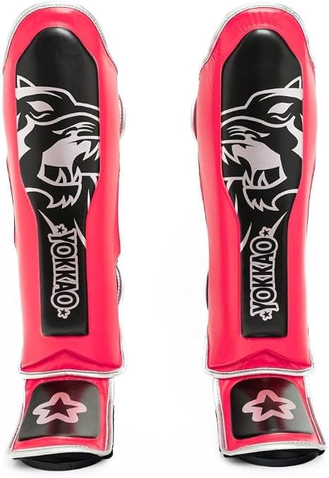 YOKKAO Muay Thai Designer Shin Guards OSS - Fuchsia