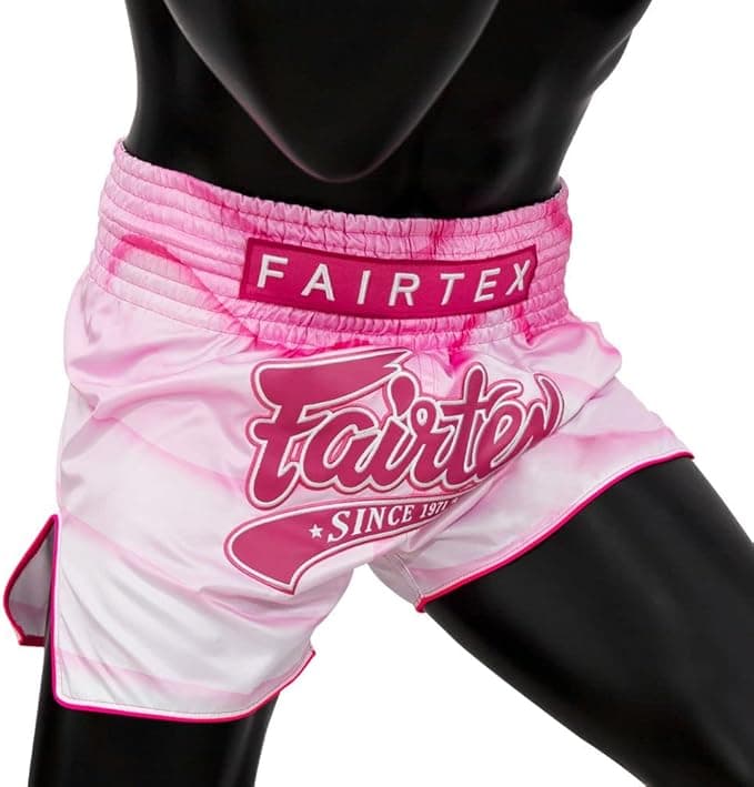 Fairtex Slim Cut Muay Thai Boxing Shorts Pink — image 4