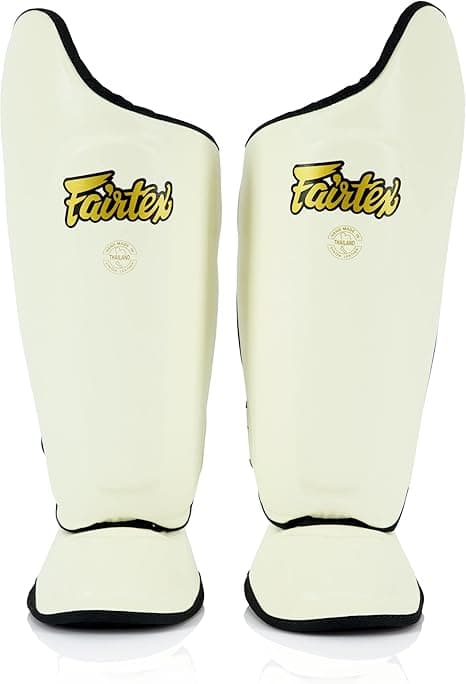 Fairtex SP8 Muay Thai Shin Guards White — image 4
