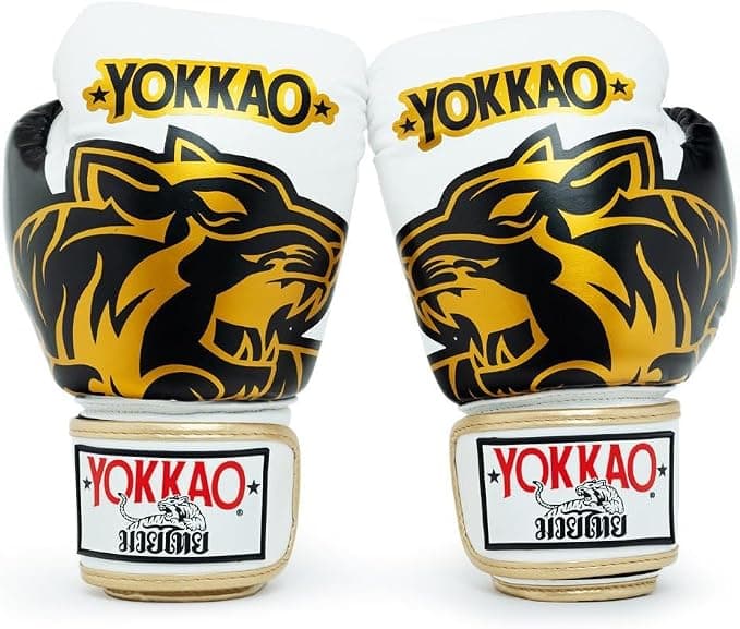 YOKKAO Design Breathable Muay Thai Boxing Glove White — image 4