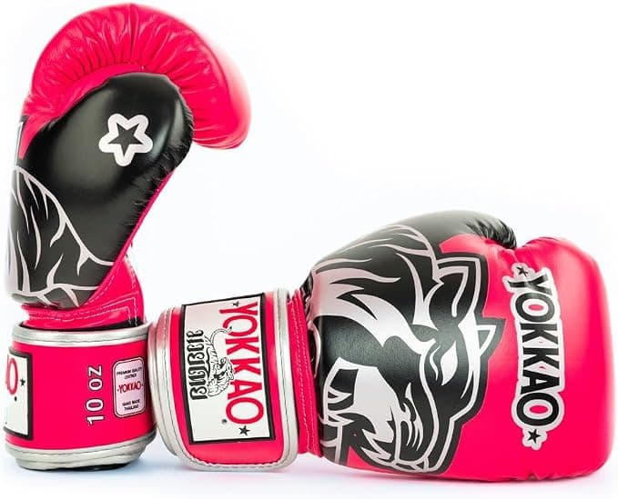 YOKKAO Design Breathable Muay Thai Boxing Glove Fuchsia — image 3