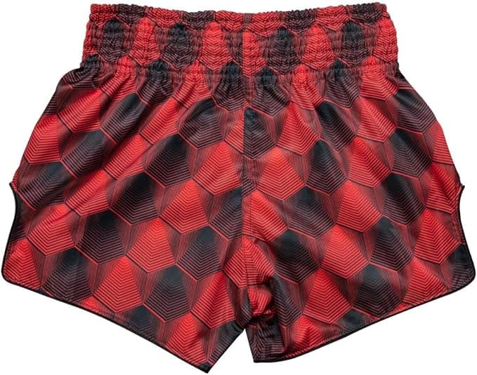 Fairtex Slim Cut Muay Thai Boxing Shorts Stealth - Red — image 3