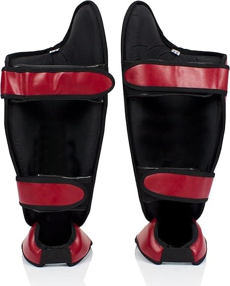 Fairtex SP8 Muay Thai Shin Guards Red — image 4
