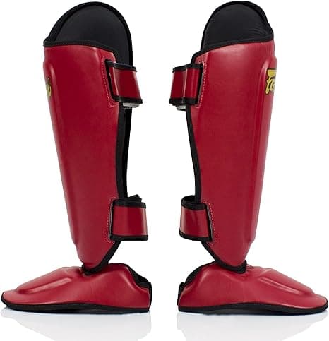 Fairtex SP8 Muay Thai Shin Guards Red — image 3