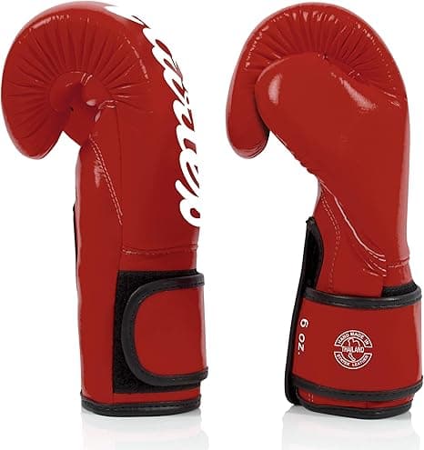 Fairtex Muay Thai Boxing Gloves Red — image 5