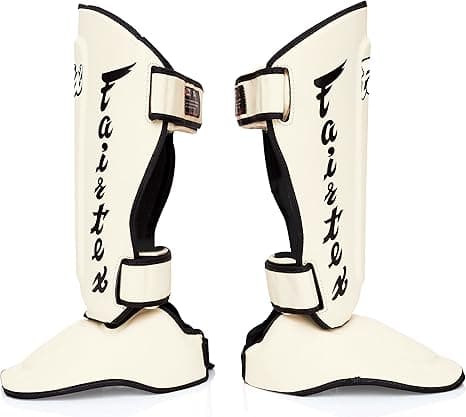 Fairtex SP7 Muay Thai Shin Guards White — image 4