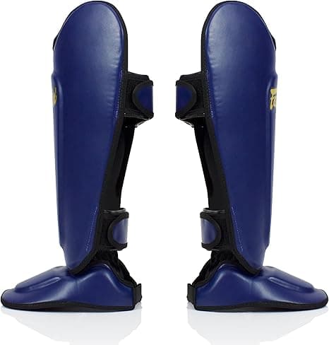 Fairtex SP8 Muay Thai Shin Guards Blue — image 3