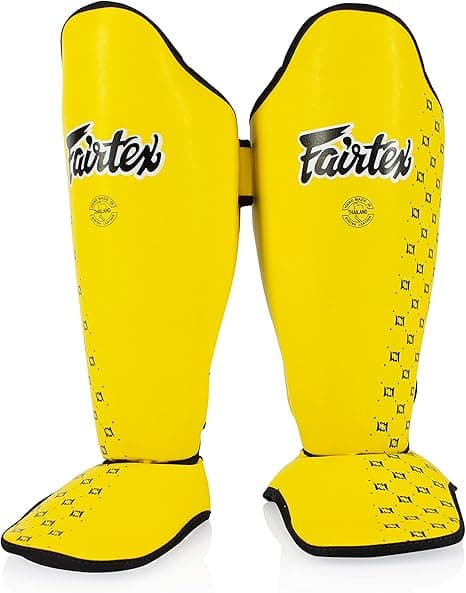 Fairtex SP5 Muay Thai Shin Guards Yellow