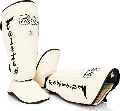 Fairtex SP7 Muay Thai Shin Guards White — image 5