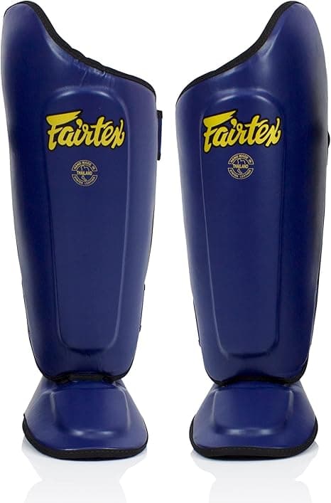 Fairtex SP8 Muay Thai Shin Guards Blue — image 4