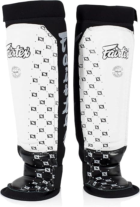 Fairtex SP6 Muay Thai Shin Guards White
