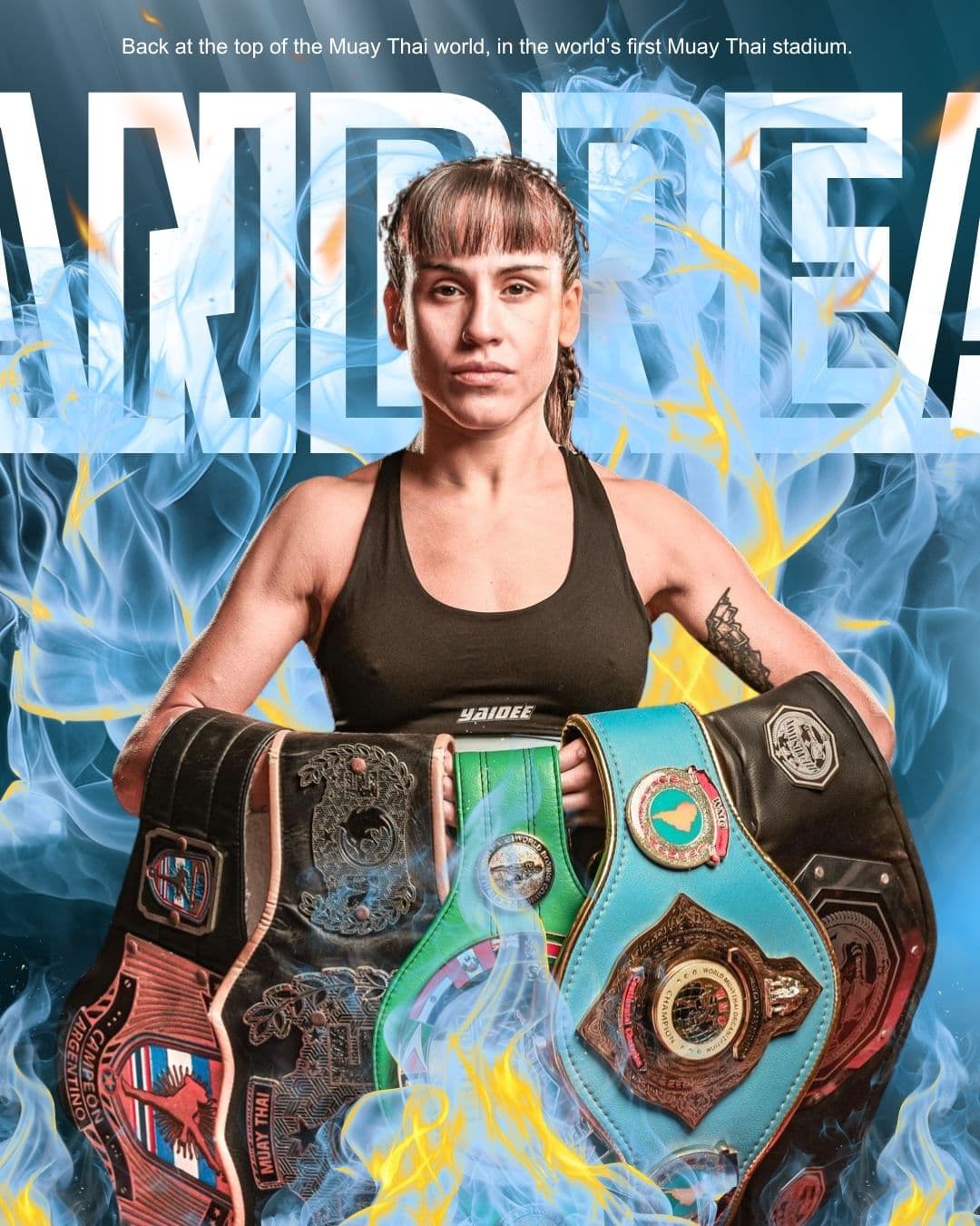 Andrea López Eyes RWS Return After Making History at Rajadamnern Stadium